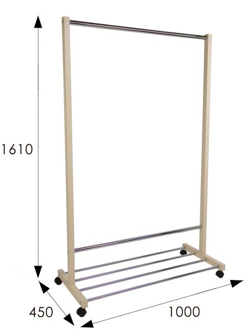 Вешалка напольная В 35Н слоновая кость