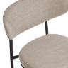 Стул Lucas 2 латте шенилл с чёрными ножками