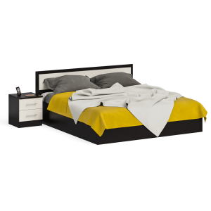 Кровать 1800 с тумбой Фиеста цвет венге/дуб лоредо