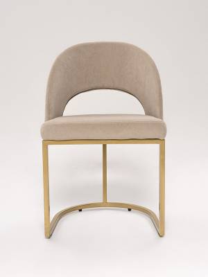 Стул Oscar Beige Romb / Gold