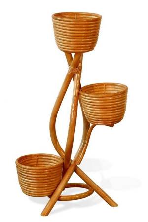 Цветочница из натурального ротанга 15/29 К Цветочница из натурального ротанга 15/29 К