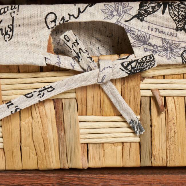 Тумба с 2 ящиками Secret de Maison Бел 2/Bel 2 (мод.PE-10) дерево павловния, МДФ, 39х30х46.5см, коричневый ткань №HX21 Brown (коричневый) ткань №HX21 дерево павловния, мдф