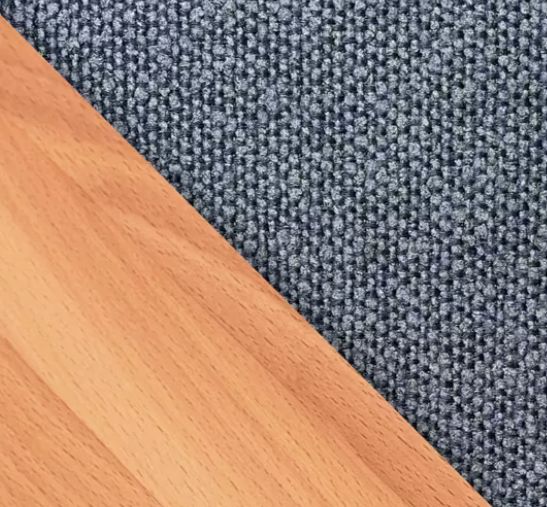 Стул Глори полубарный графит, опора бук светлый