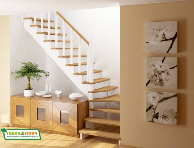 Деревянная лестница К-031м/2