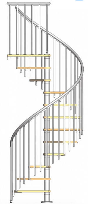 Винтовая лестница Montreal Classic d140 Винтовая лестница Montreal Classic d140