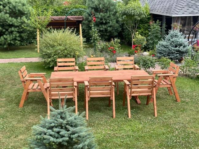 Набор садовый АИДА (стол + 8 стульев)