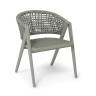 "Амстердам" плетеный стул из искусственного ротанга, цвет серый