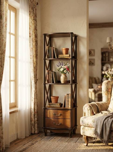 Этажерка Джульетта 3 уровня, орех Л