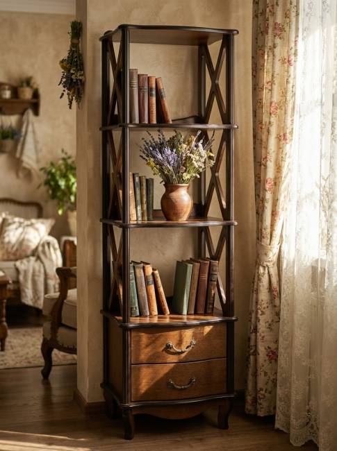 Этажерка Джульетта 3 уровня, орех Л