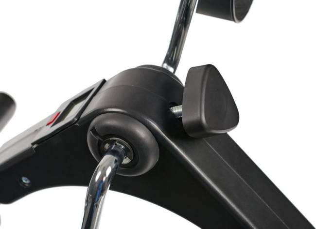 Мини велотренажер, складной черный