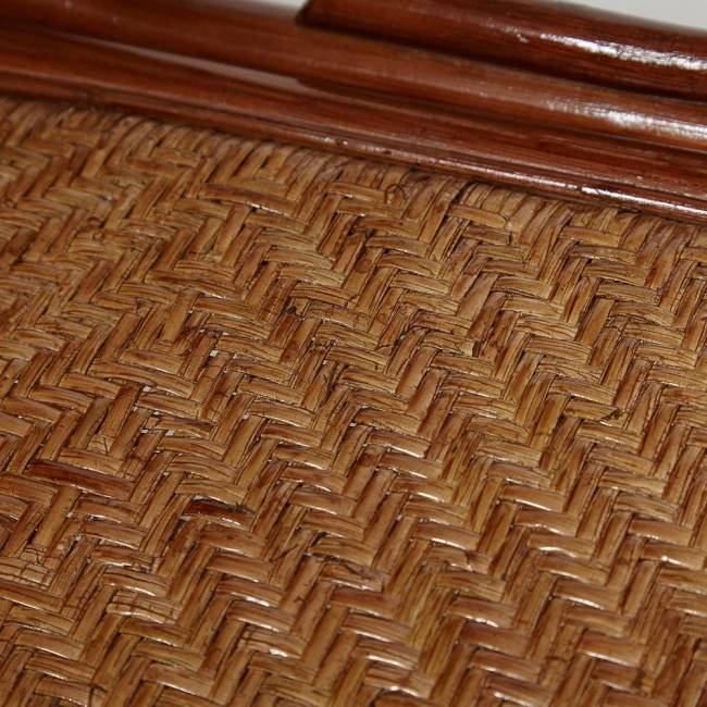 Кресло-качалка Милано/Milano (разборная) /без подушки/ натуральный ротанг, 58х136х103см, пекан орех Pecan (орех) ротанг top quality