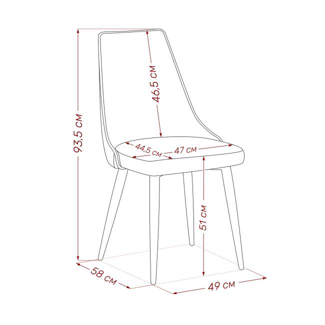 Стул Leset Эби ЛЮКС Белый Crash LUX 15 (антрацит)