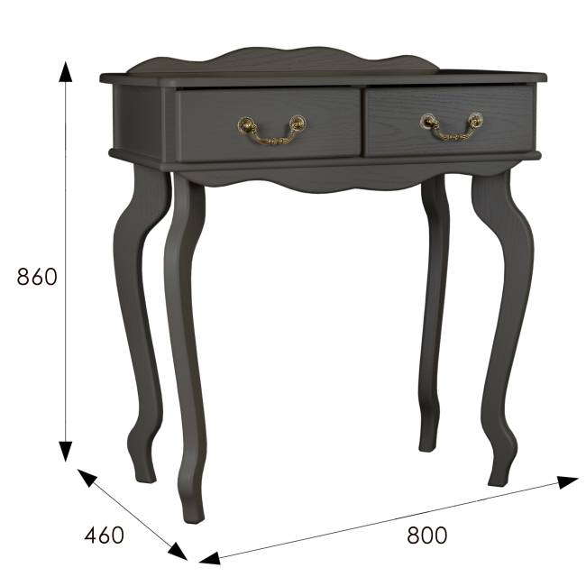 Консоль Берже 21 серый графит