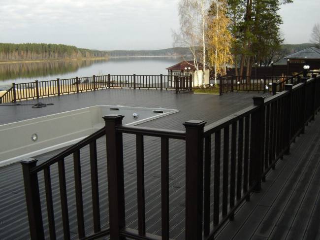 Террасная доска DARVOLEX шовная, 150*23,5*4000 мм, коричневый Террасная доска DARVOLEX шовная, 150*23,5*4000 мм, коричневый