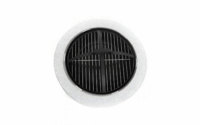 Hugett Fire Pit 1980 Серый камень/Чёрный