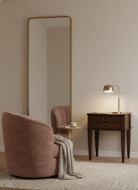 Тумба Васко В 118Н темно-коричневый/патина