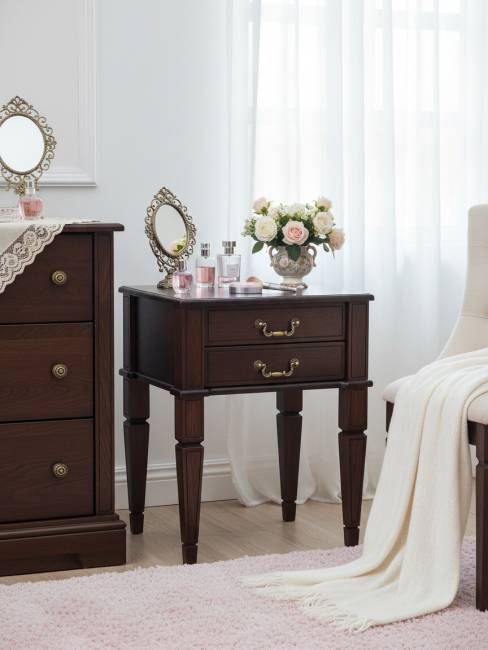 Тумба Васко В 118Н темно-коричневый/патина