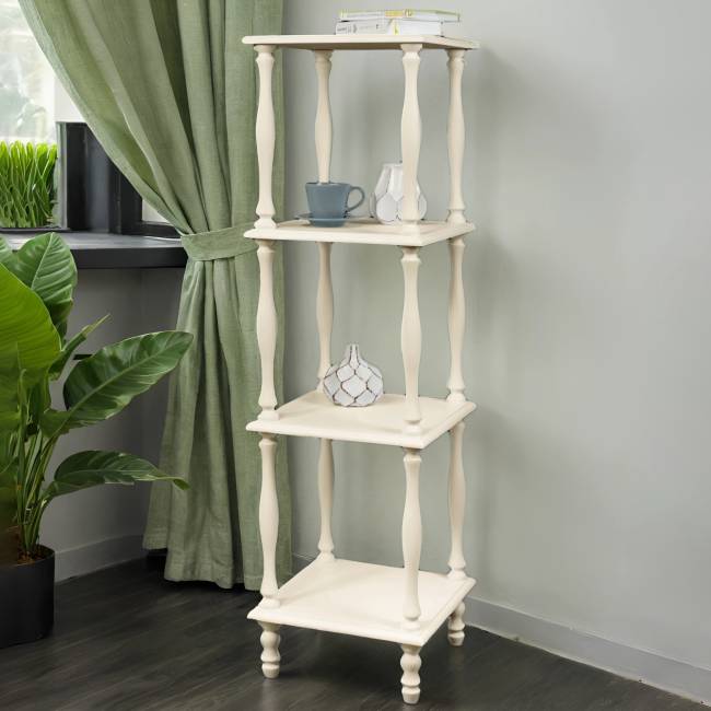 Этажерка П 8 слоновая кость