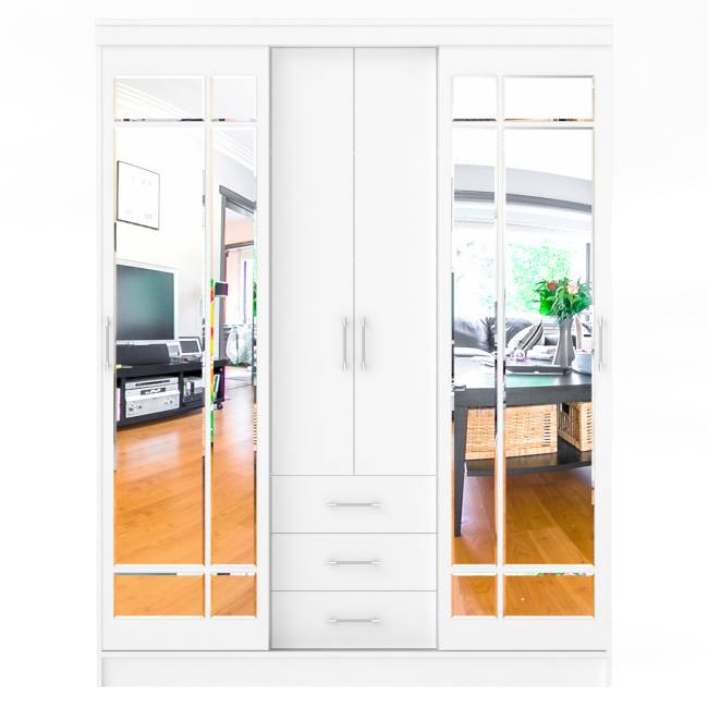 Шкаф-купе СВК-1700 цвет белый