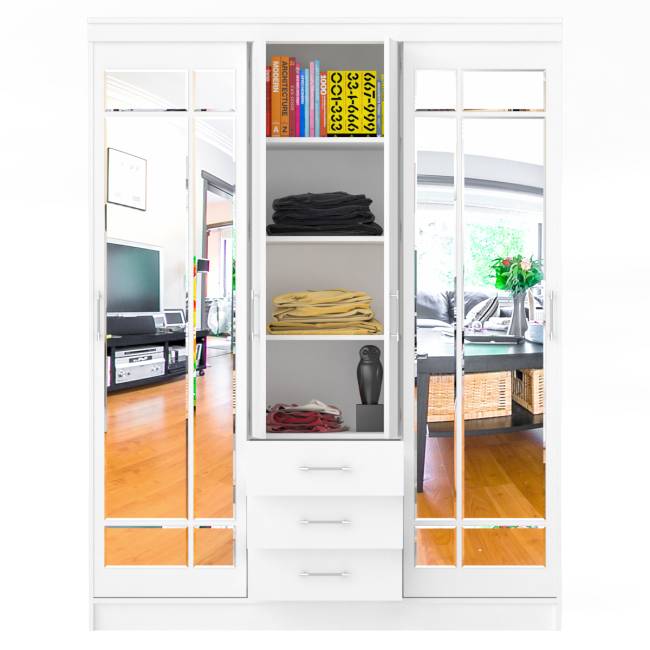 Шкаф-купе СВК-1700 цвет белый