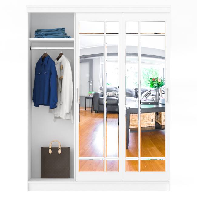 Шкаф-купе СВК-1700 цвет белый