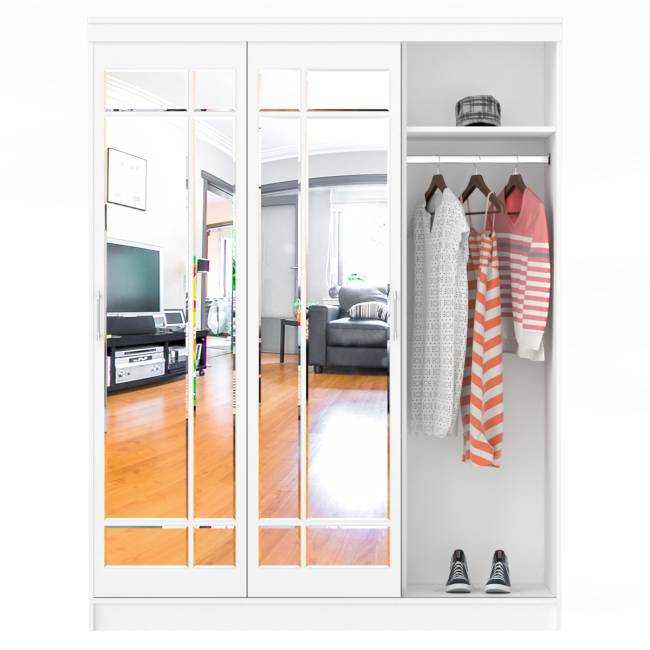 Шкаф-купе СВК-1700 цвет белый