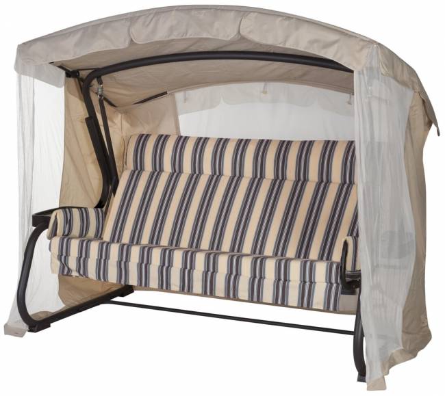 Садовые качели "Милан" (Мерида) Премиум (Шоколад)