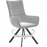 Стул DikLine 289 поворотный E28 светло-серый, ножки черные