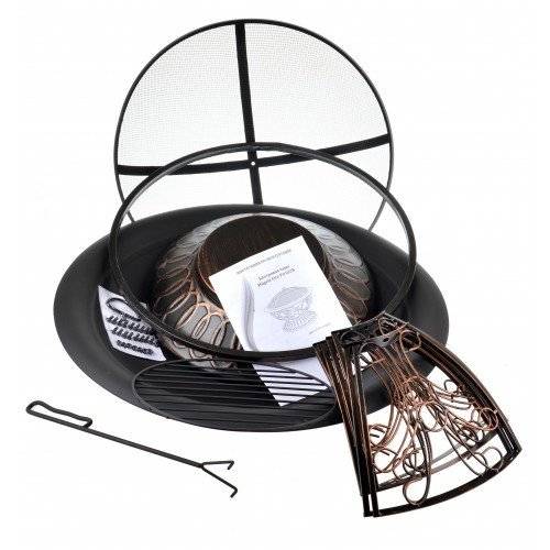 Круглая костровая чаша Hugett Fire Pit 022B