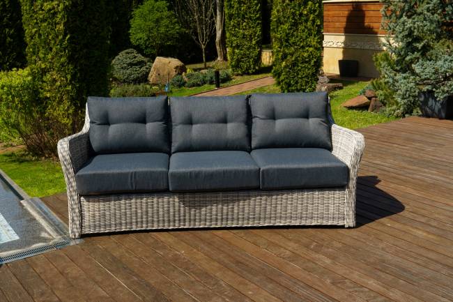 Диван 3-х местный "Венеция", серый