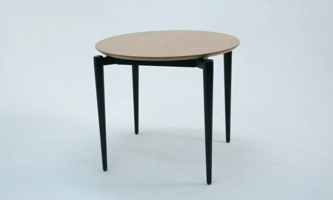 Стол Pawook К 90 чёрный/натур