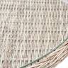 "Эспрессо" плетеный круглый стол, диаметр 80 см, цвет бежевый