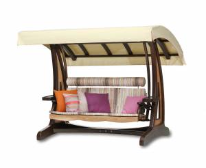 Качели садовые "Валенсия II" Премиум (лиственница) Качели садовые "Валенсия II" Премиум (лиственница)