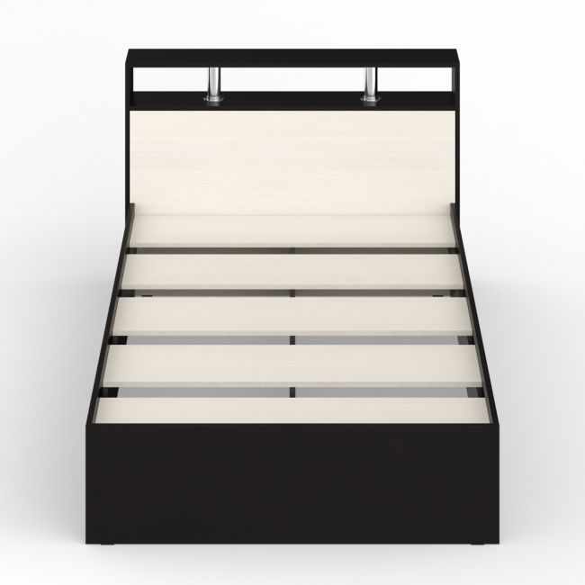 Кровать Камелия 1200 цвет венге/дуб лоредо