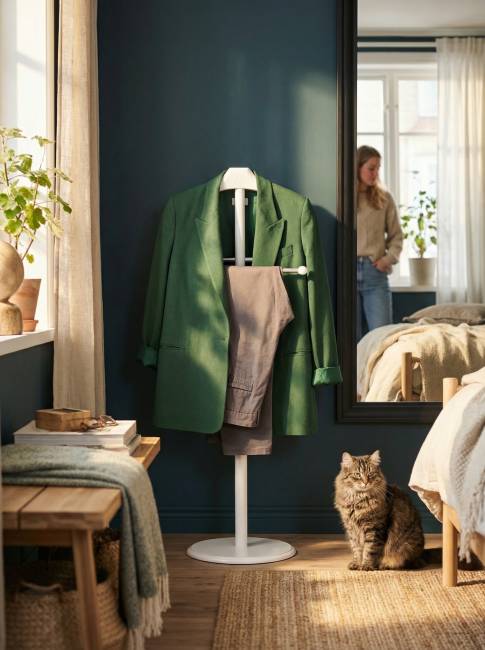 Вешалка костюмная В 25Н белый