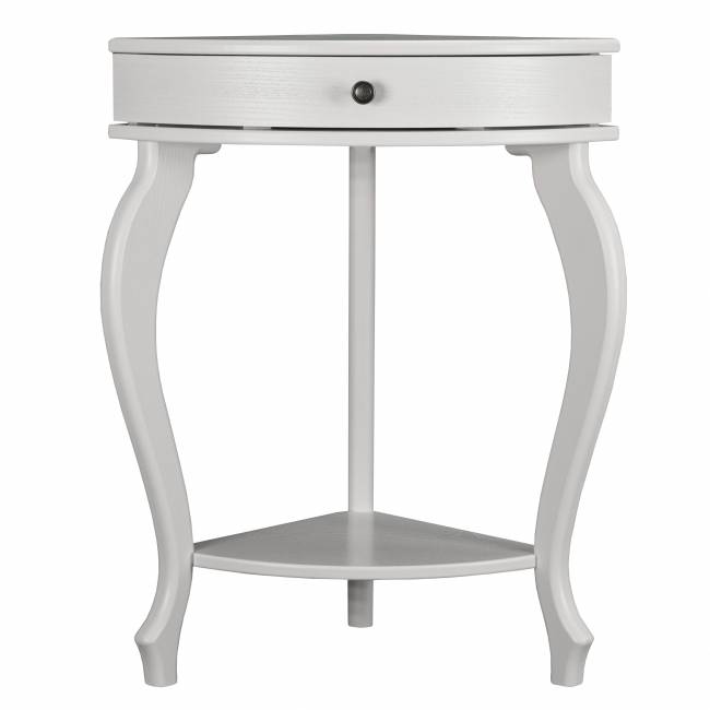 Консоль угловая Элегант молочный дуб Л