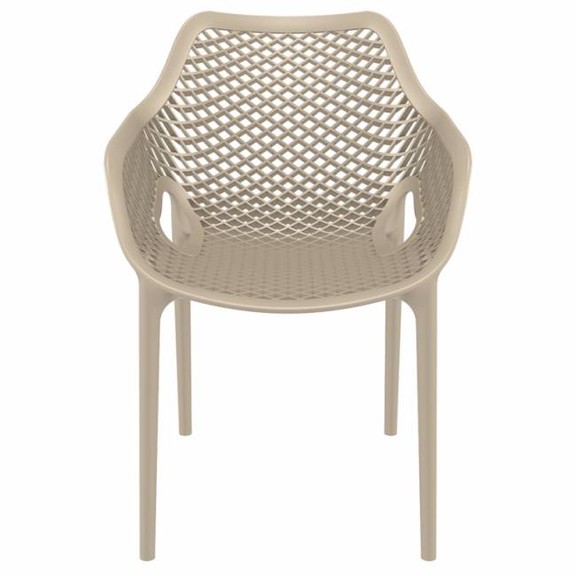 Кресло пластиковое Air XL бежевый 570х600х810 мм Кресло пластиковое Air XL бежевый 570х600х810 мм