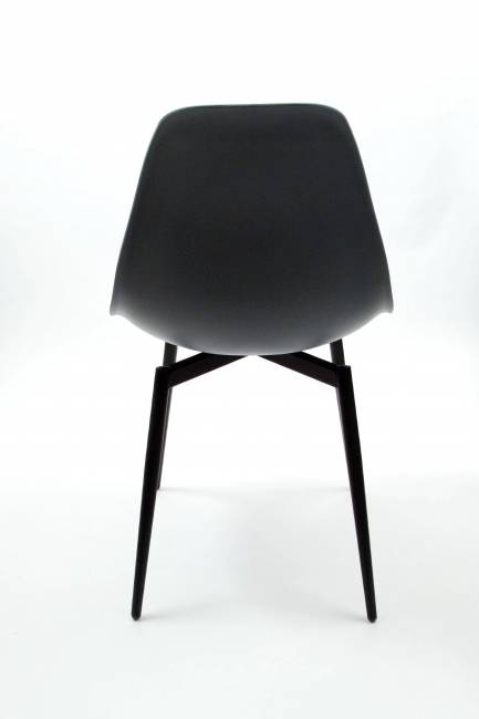 Стул Туссе чёрный /серый, серый ГЛ