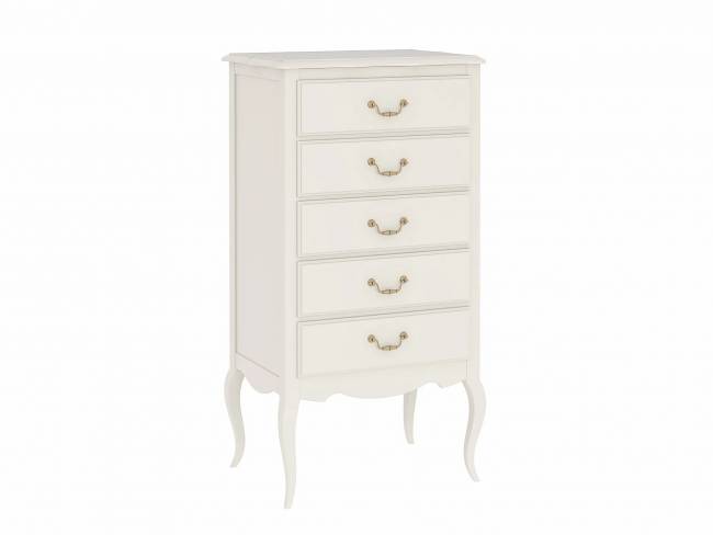 Комод Малонн Ави 5 ящиков Белый