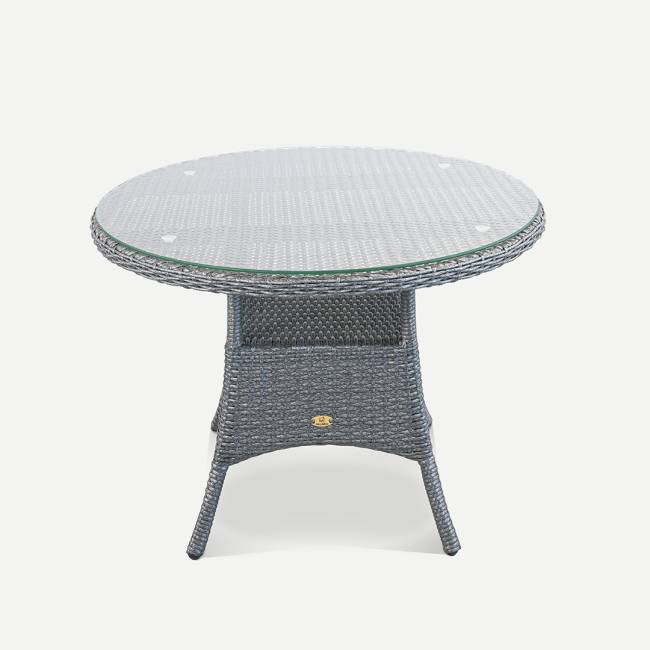 Стол Kipr D940 СТ (с упаковкой) Серебро, RAL 7030, CT.Прозрачное