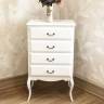 Комод Малонн Ави 4 ящика Белый