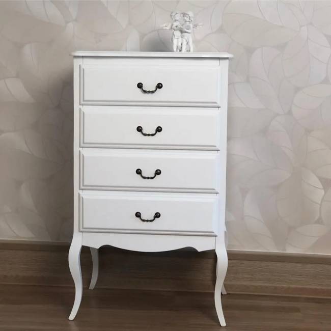 Комод Малонн Ави 4 ящика Белый