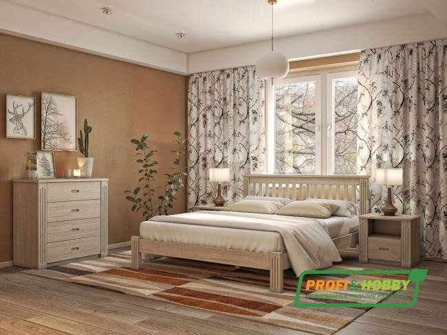 Тумба прикроватная Rino ясень, сонома