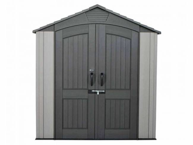 Пластиковый сарай WoodLook 7'х12 (60311) Пластиковый сарай WoodLook 7'х12 (60311)