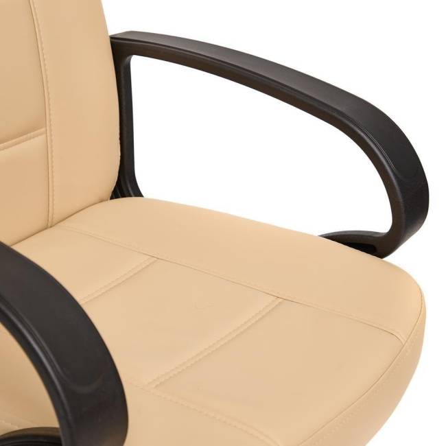 Кресло СН747 кож/зам, бежевый, 36-34 бежевый кож/зам