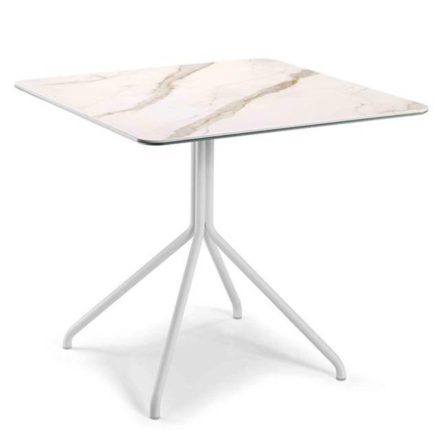 Cтол обеденный керамогранитный Lol Porcelain 600х600х750 мм