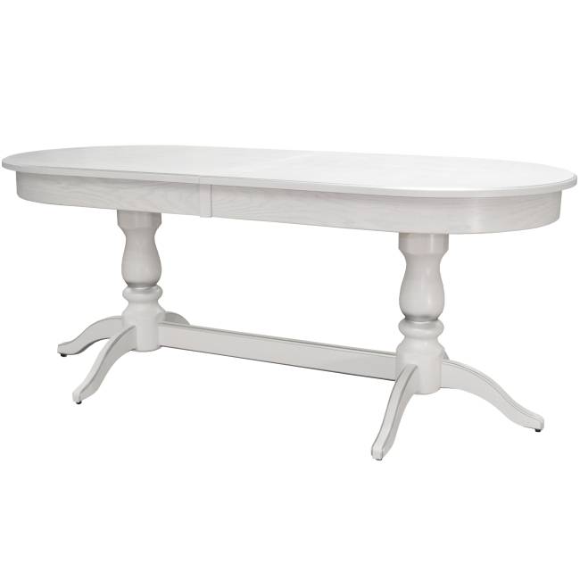 Стол обеденный Тарун 5 раздвижной белый/серебро 190/250*84 Стол обеденный Тарун 5 раздвижной белый/серебро 190/250*84