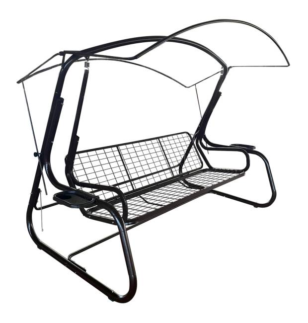 Качели садовые "Торонто Люкс Плюс", графит