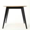 Стол Сканди К 100 чёрное дерево/натур