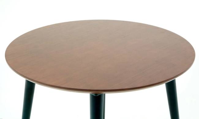 Стол Монте К 100 чёрное дерево/орех